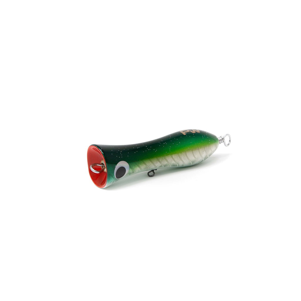 PelagicWarrior Keychain Immortal / Green Silver Mini Popper Stickbait Keychain Lures