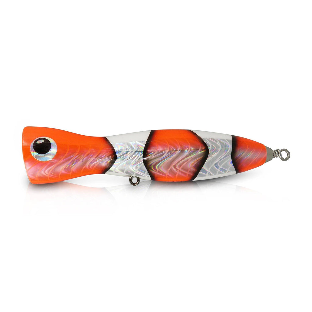 PelagicWarrior Popper Lure 40g / Orange Nemo Mongol GT Popper Lure
