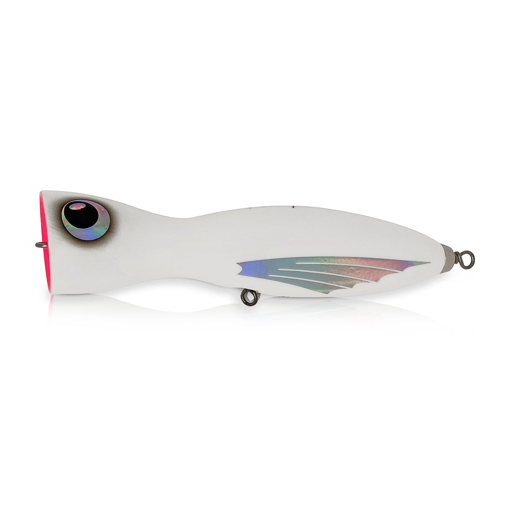 PelagicWarrior Popper Lure 40g / Pearl White Mongol GT Popper Lure