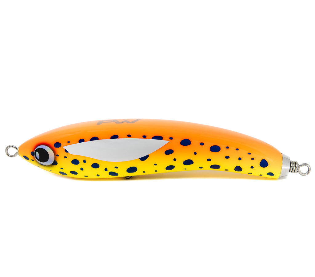 PelagicWarrior Sinking Stickbait 40g / Coral Trout Orange Odyssey II Floating Stickbait